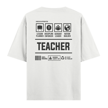 Teacher - Oversize Tshirt Outlet