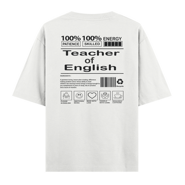 English of Teacher - Oversize Tshirt