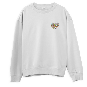 Feather Heart - Sweatshirt -Regular Outlet