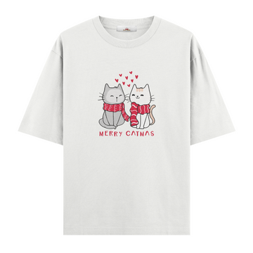 Merry Catmas - Oversize Tshirt