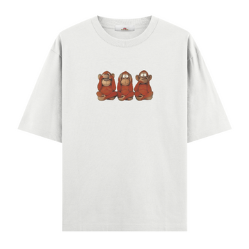 Three Monkey- Oversize Tshirt