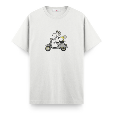 Snoopy and Bird - Çocuk Tshirt