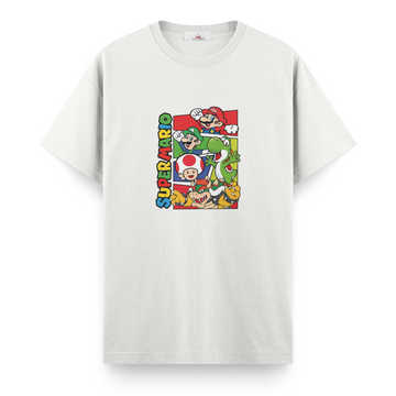 Super Mario All - Çocuk Tshirt