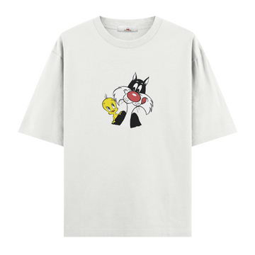Slyvester and Tweety - Oversize Tshirt Outlet