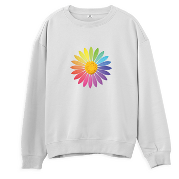 Rainbow Daisy - Sweatshirt -Regular