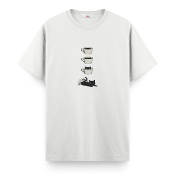 Coffee And Cat - Regular Tshirt
