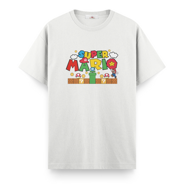 Super Mario Road - Çocuk Tshirt