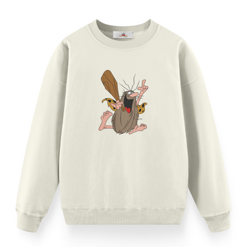 Captain Cave Man - Premium Çocuk Sweatshirt