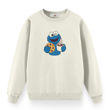 Cookie and Coffee Time - Premium Çocuk Sweatshirt