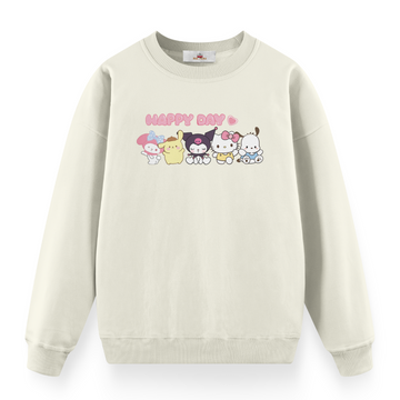 Hello Kitty Circle - Premium Oversize Sweatshirt