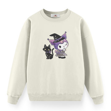 Kromi and Cat - Premium Çocuk Sweatshirt