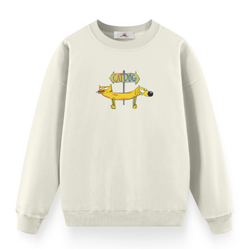 Cat Dog - Premium Oversize Sweatshirt