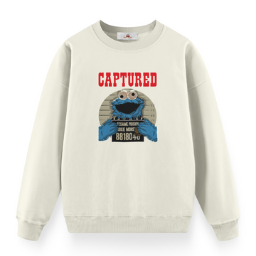 Cookie Monster - Premium Çocuk Sweatshirt