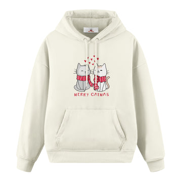 Merry Catmas - Premium Oversize Hoodie