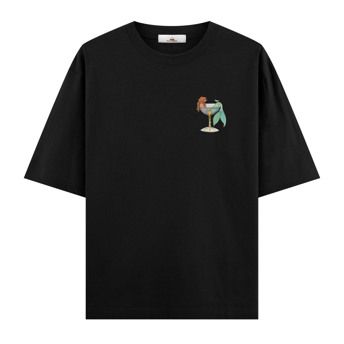 Mermaid İn The Cup - Oversize Tshirt
