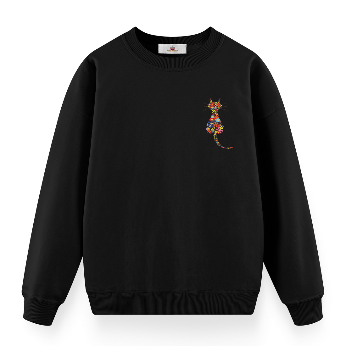Cat Flower - Premium Çocuk Sweatshirt