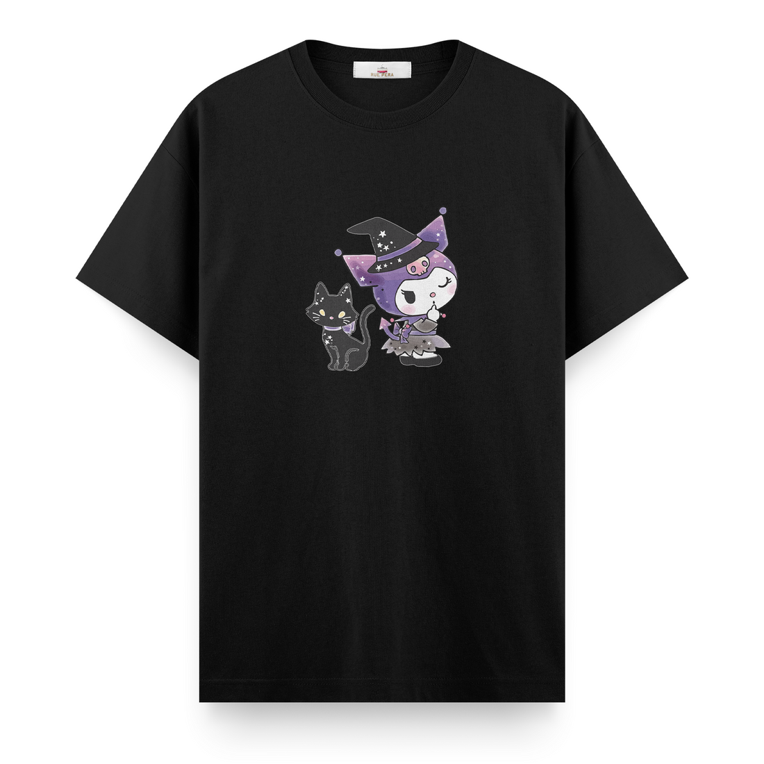 Kuromi and Cat - Çocuk Tshirt