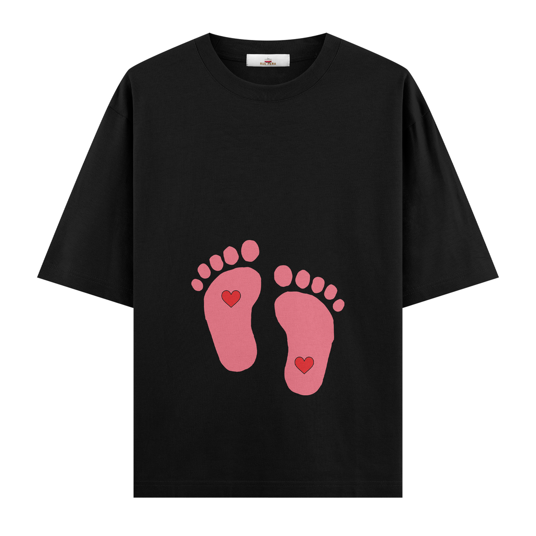 Baby Feets Girl - Hamile Oversize Tshirt