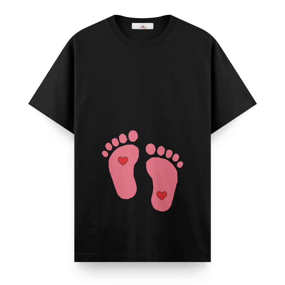 Baby Feets Girl - Hamile Regular Tshirt