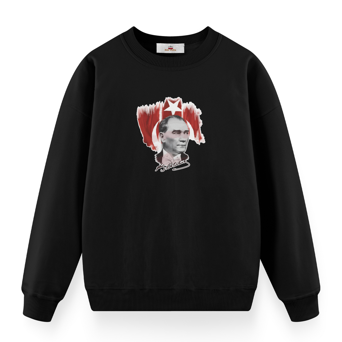 Atatürk Bayrak - Premium Çocuk Sweatshirt