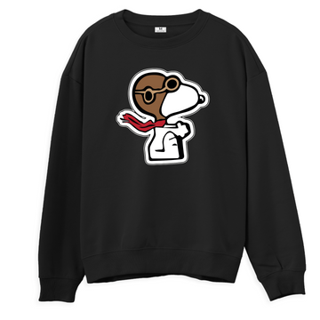 Snoopy Pilot - Sweatshirt -Regular Outlet