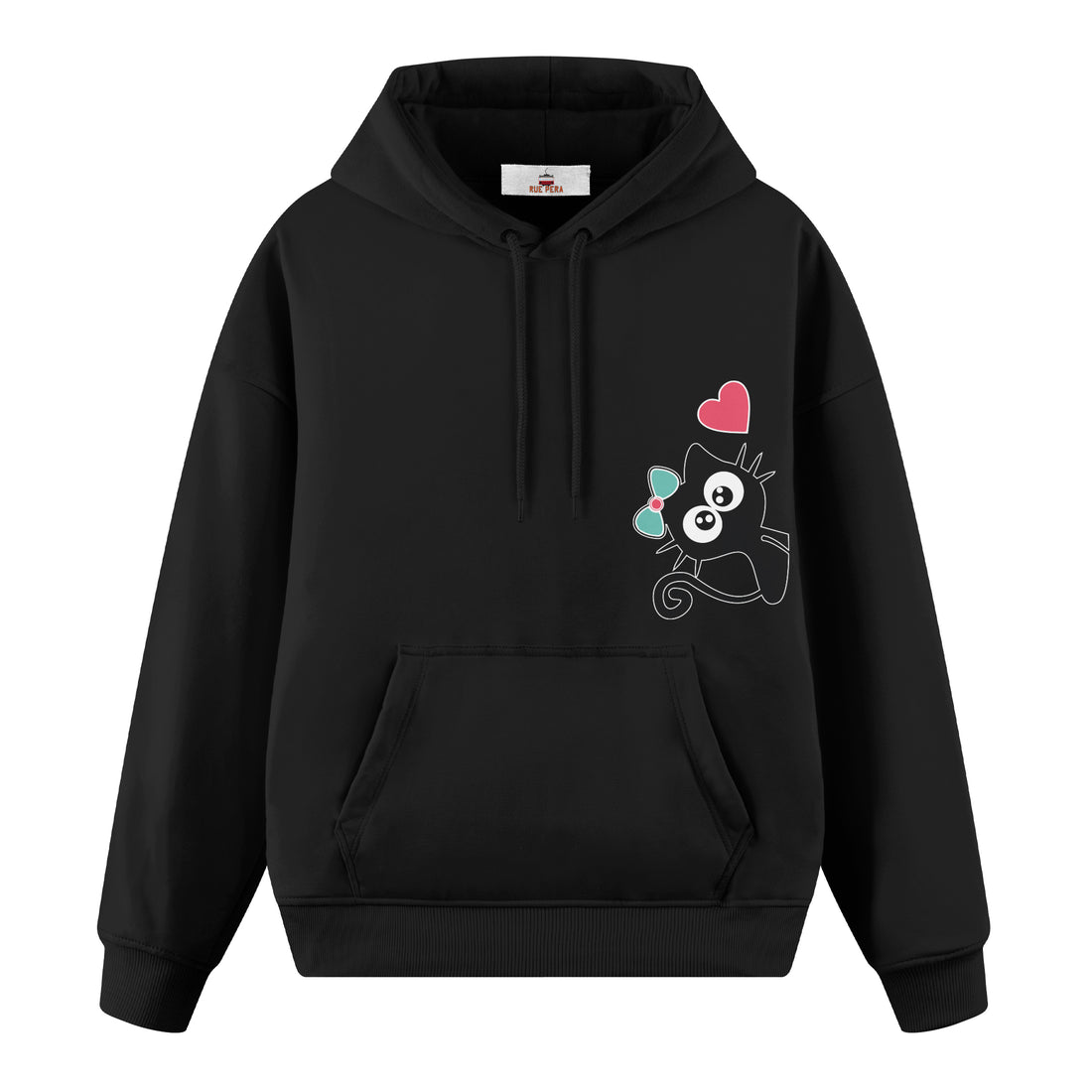 Black Cat - Premium Çocuk Hoodie