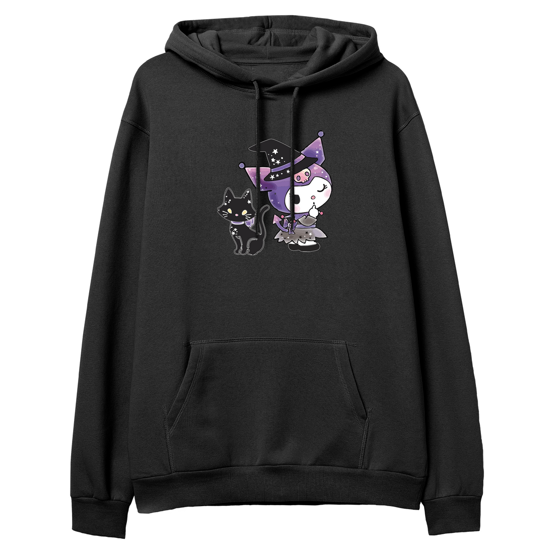 Kuromi and Cat - Hoodie - Regular