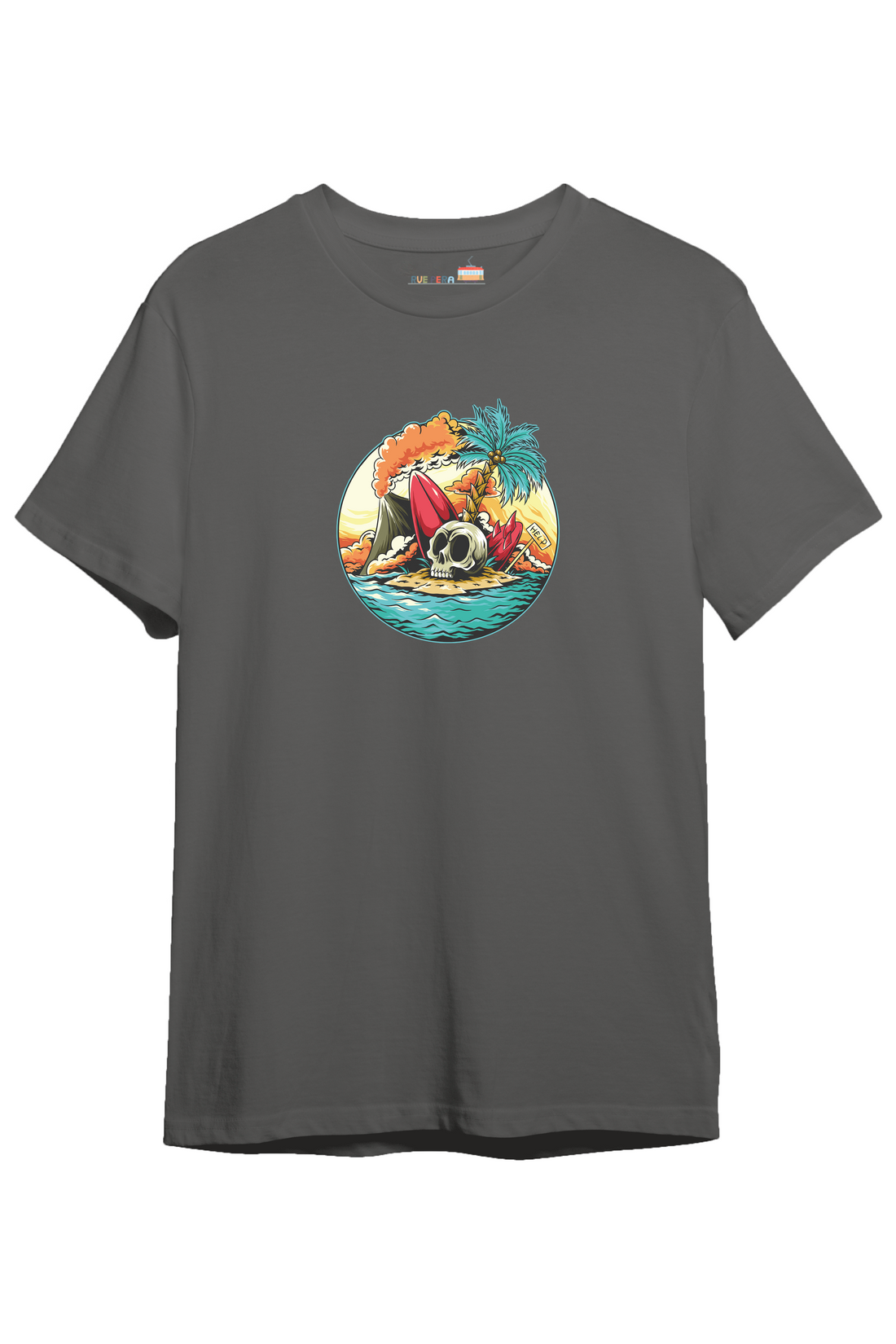 Skull Summer Island - Oversize Tshirt