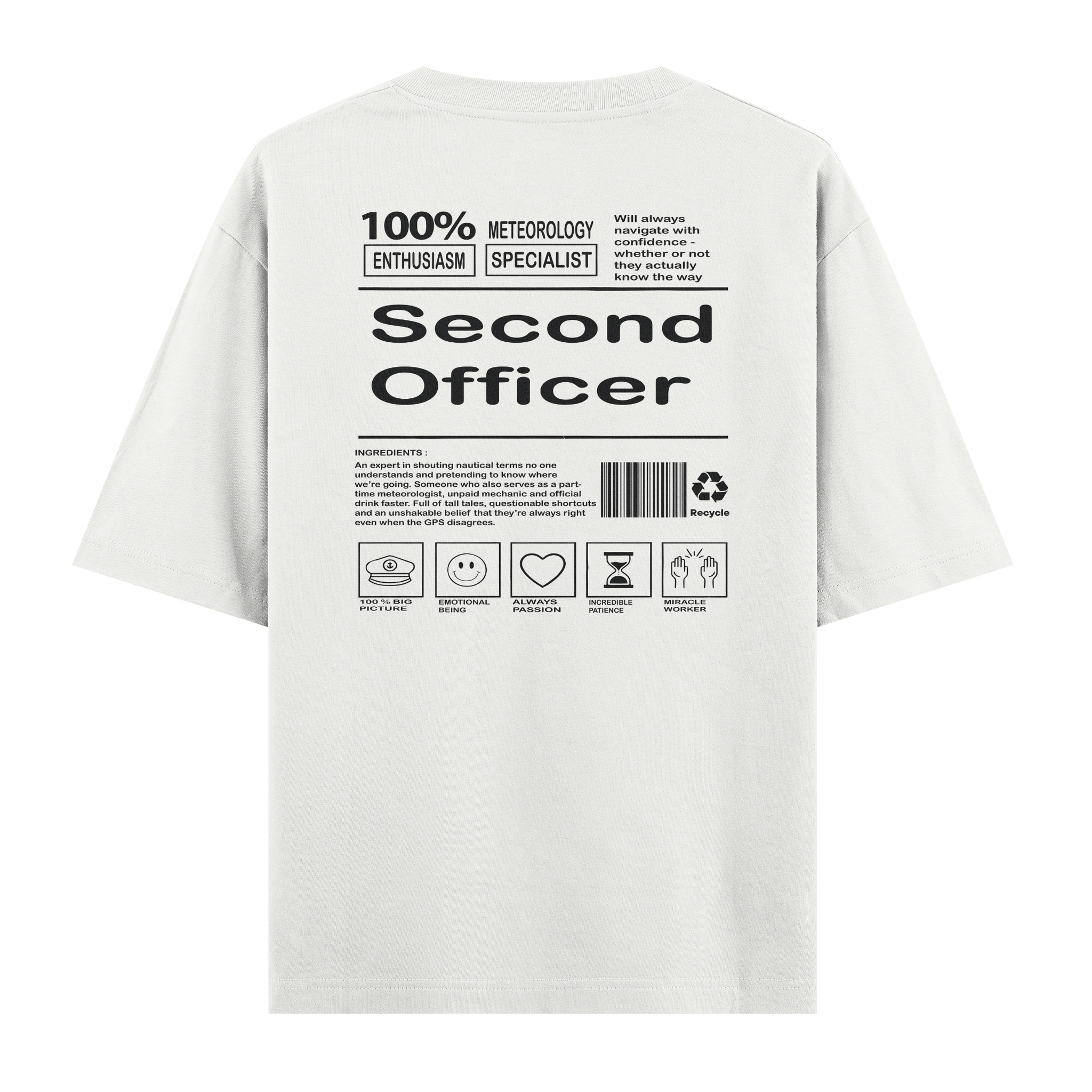 Second Officer - Oversize Tshirt
