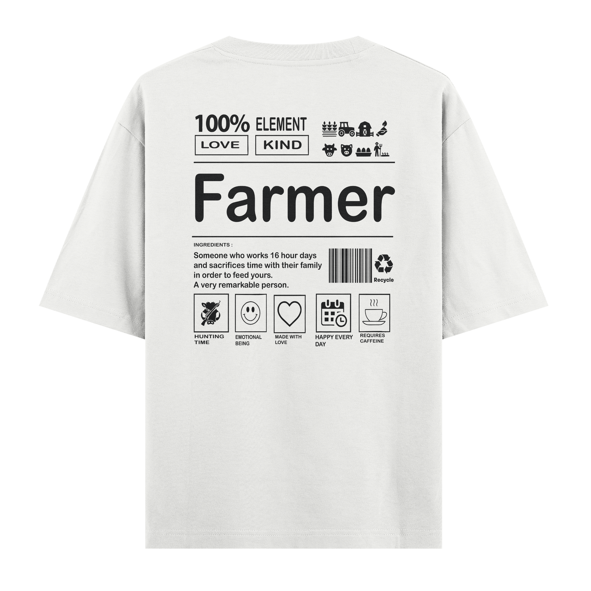 Farmer - Oversize Tshirt