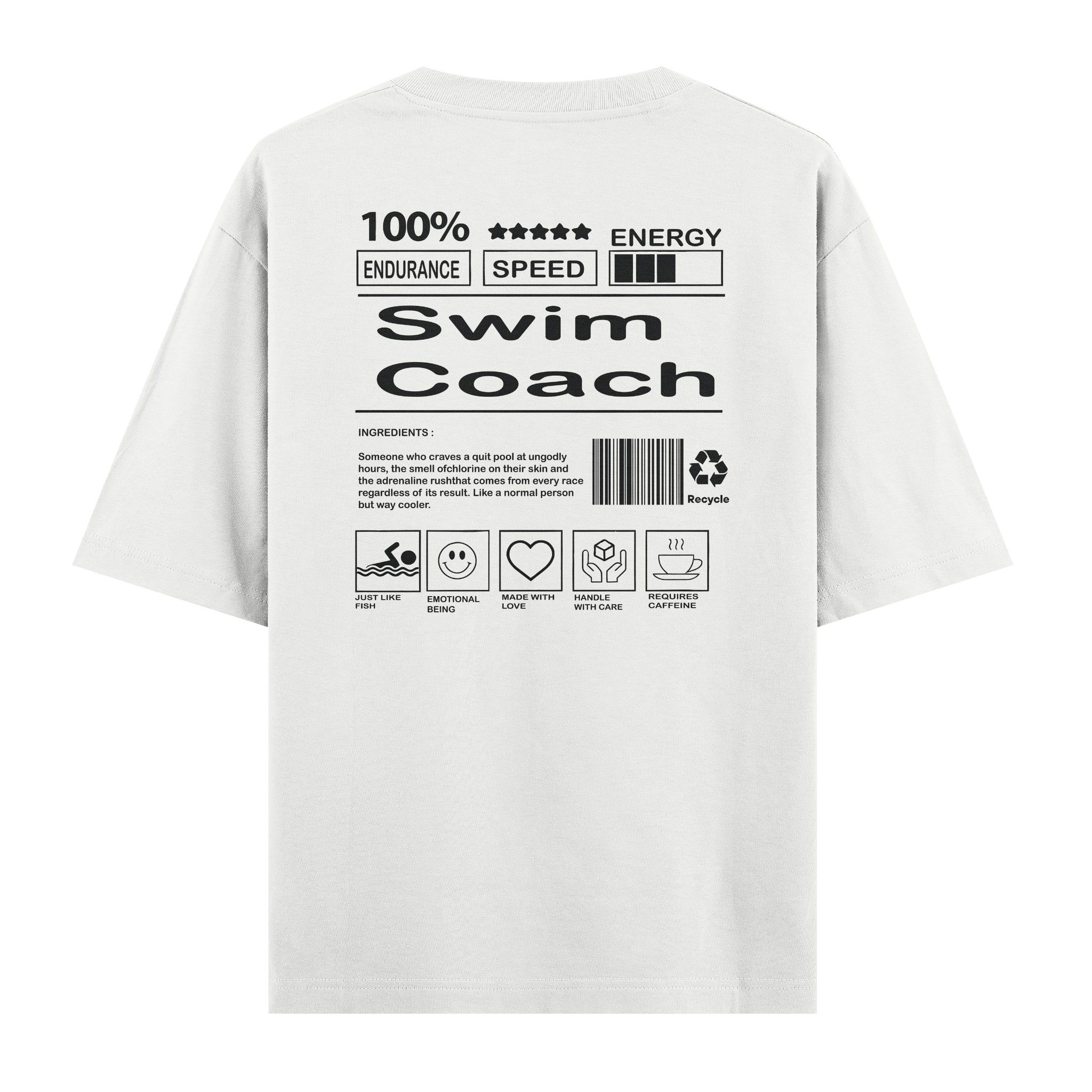 Swim Coach - Oversize Tshirt