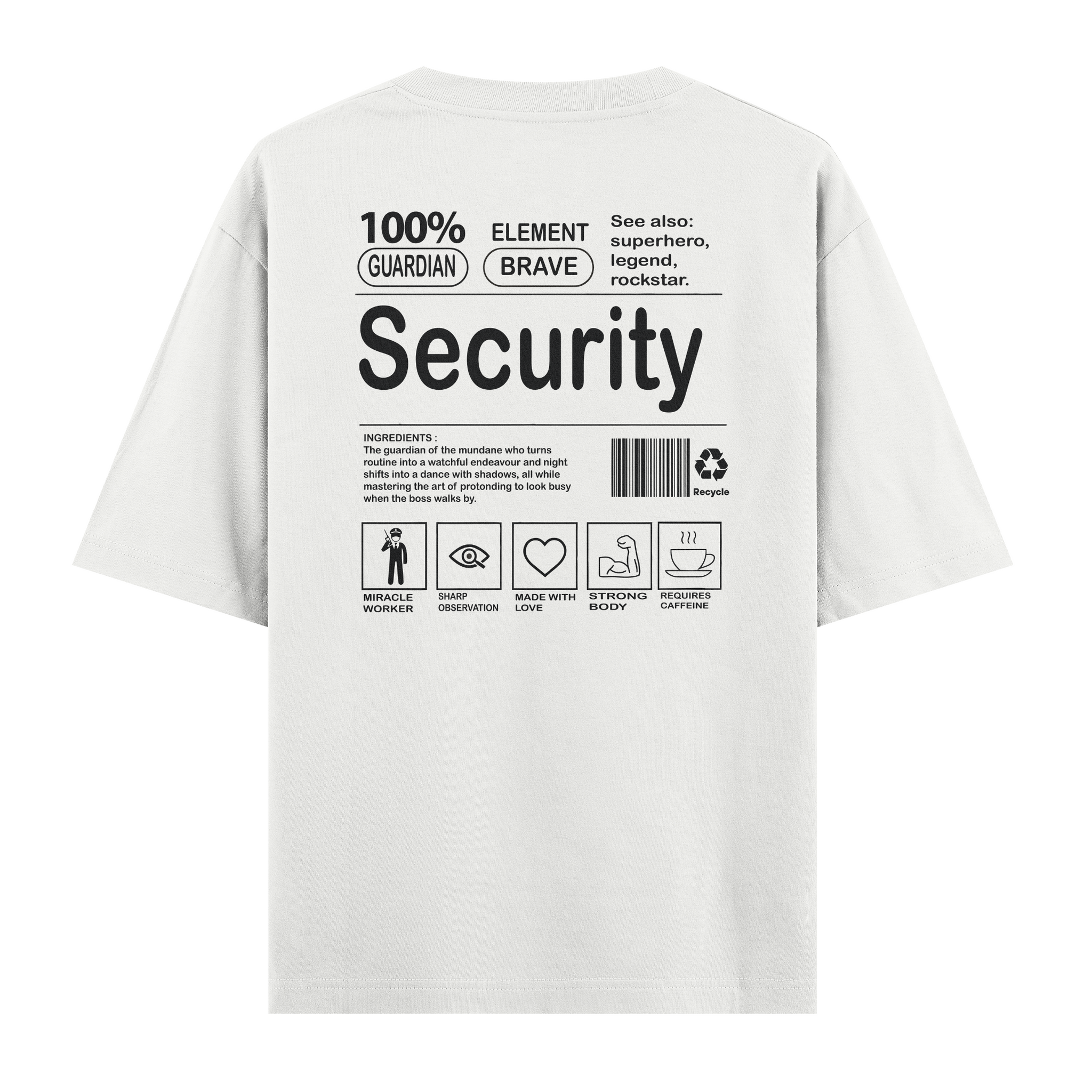 Security - Oversize Tshirt