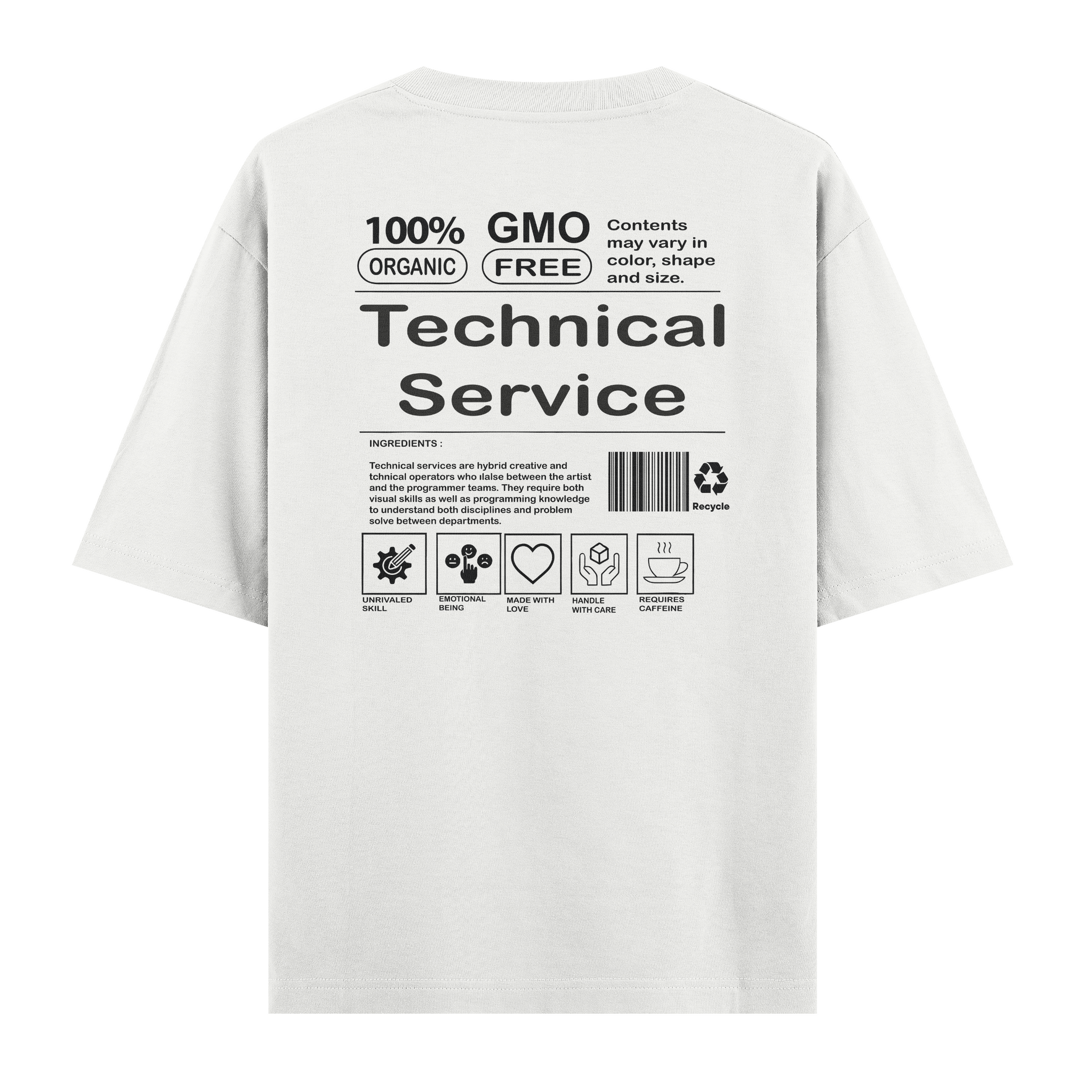 Technical Service - Oversize Tshirt