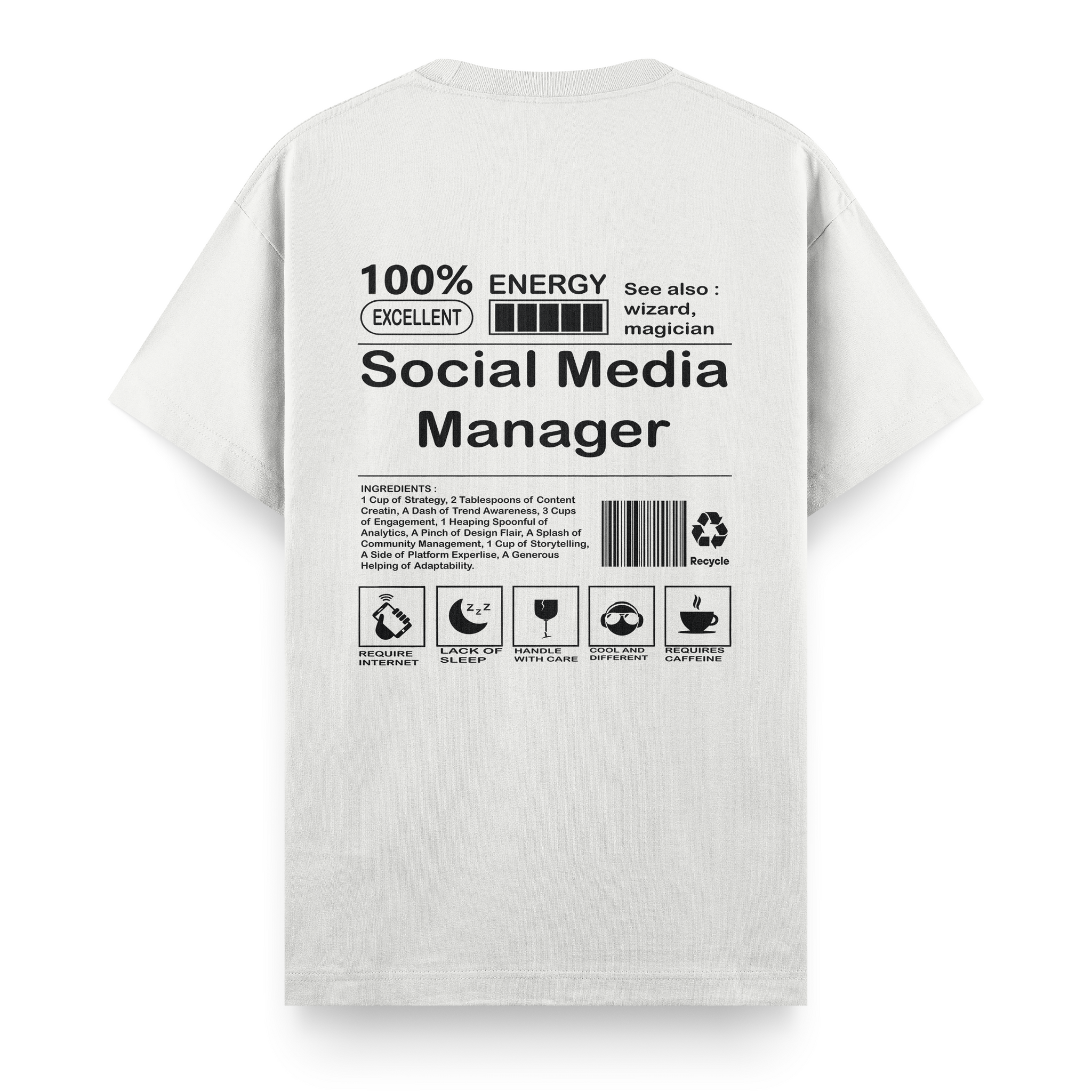 Social Media Manager - Regular Tshirt