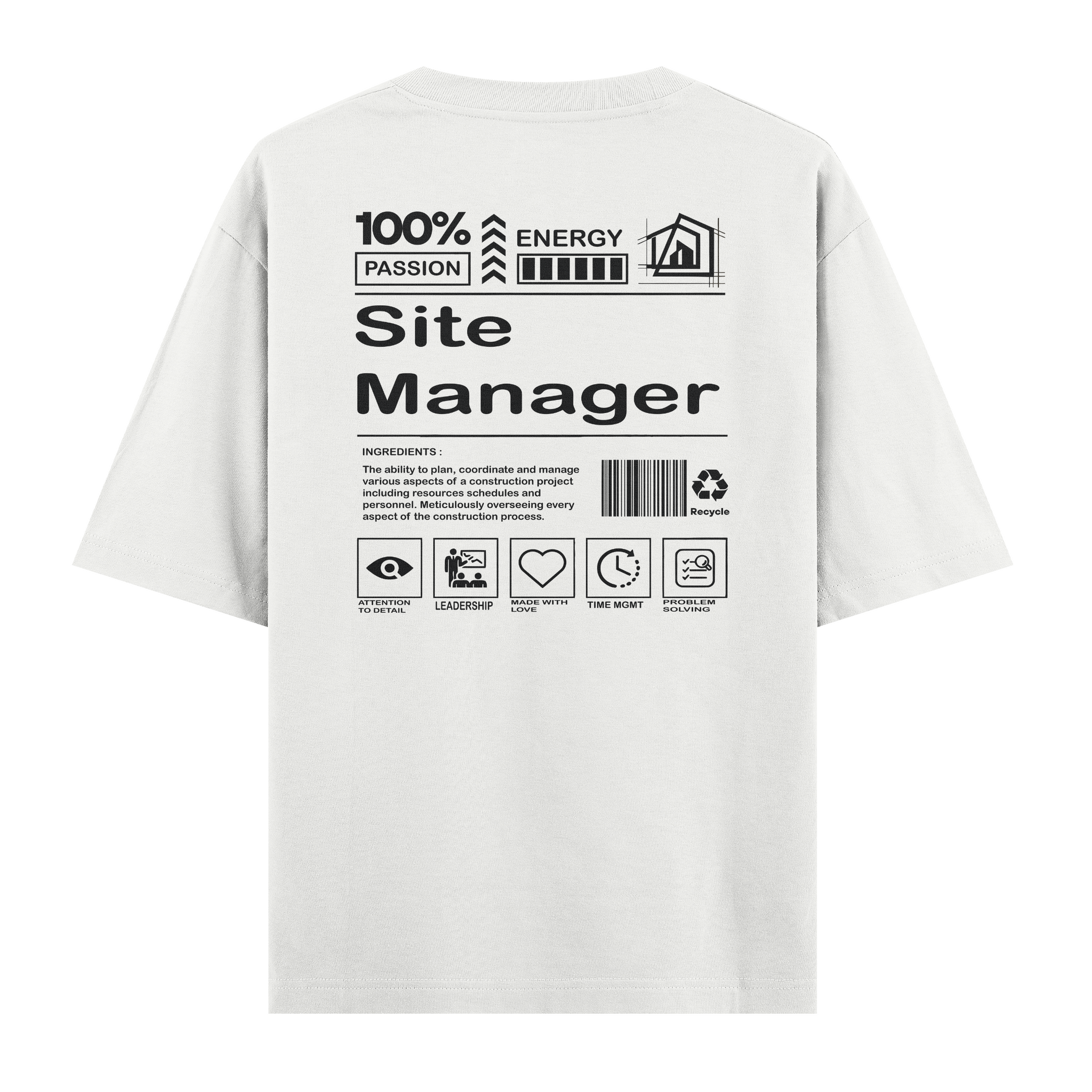 Site Manager - Oversize Tshirt