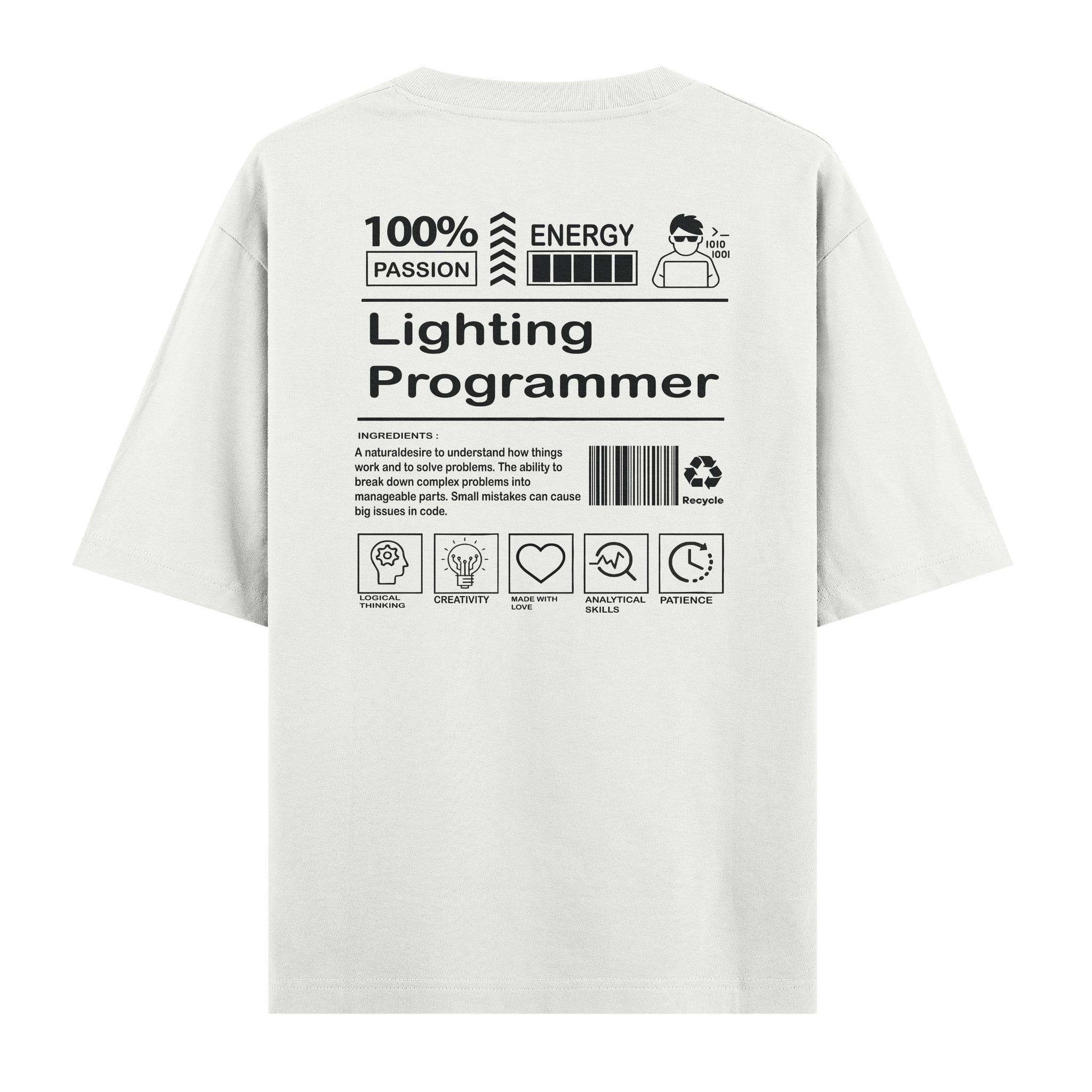 Lighting Programmer - Oversize Tshirt