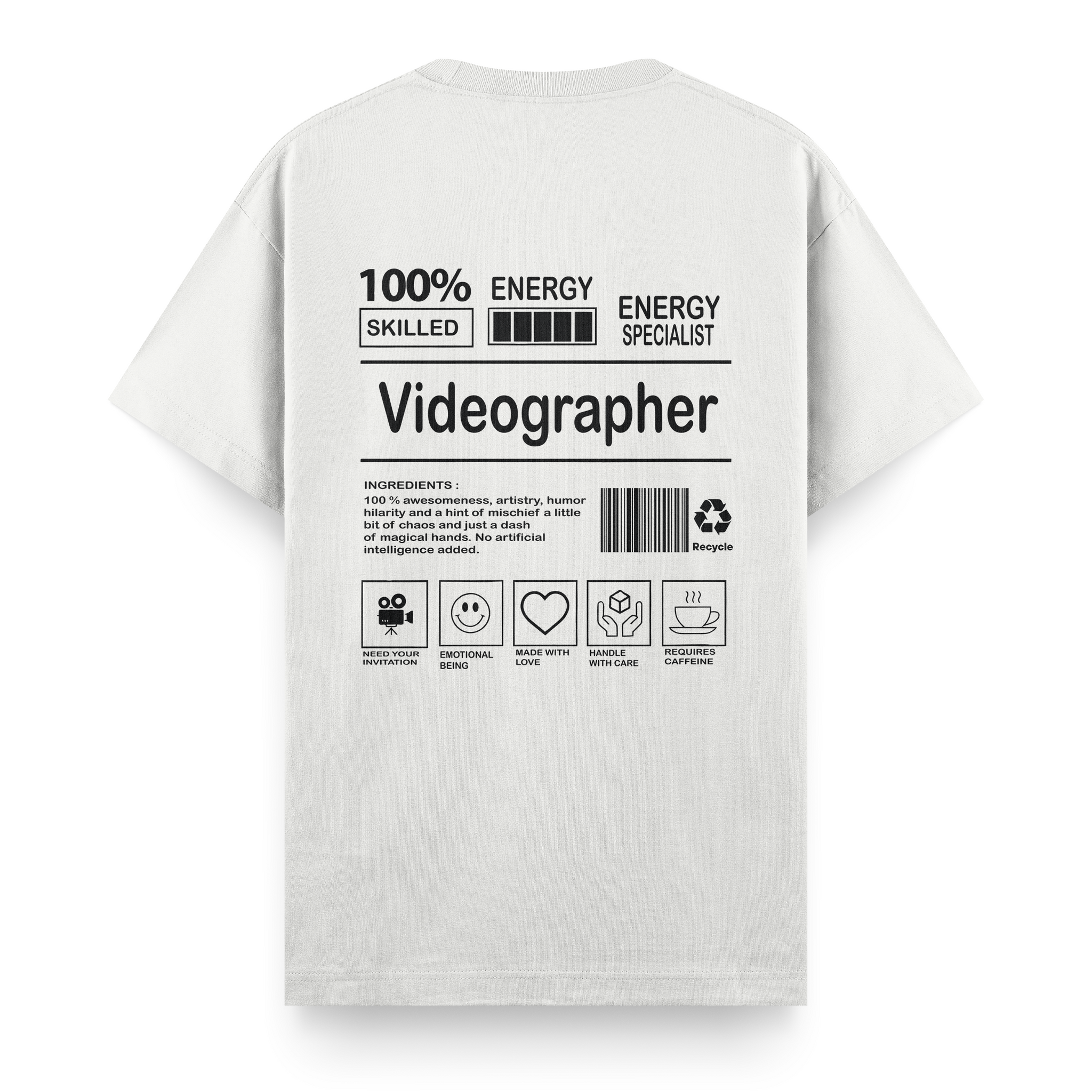 Videographer - Regular Tshirt