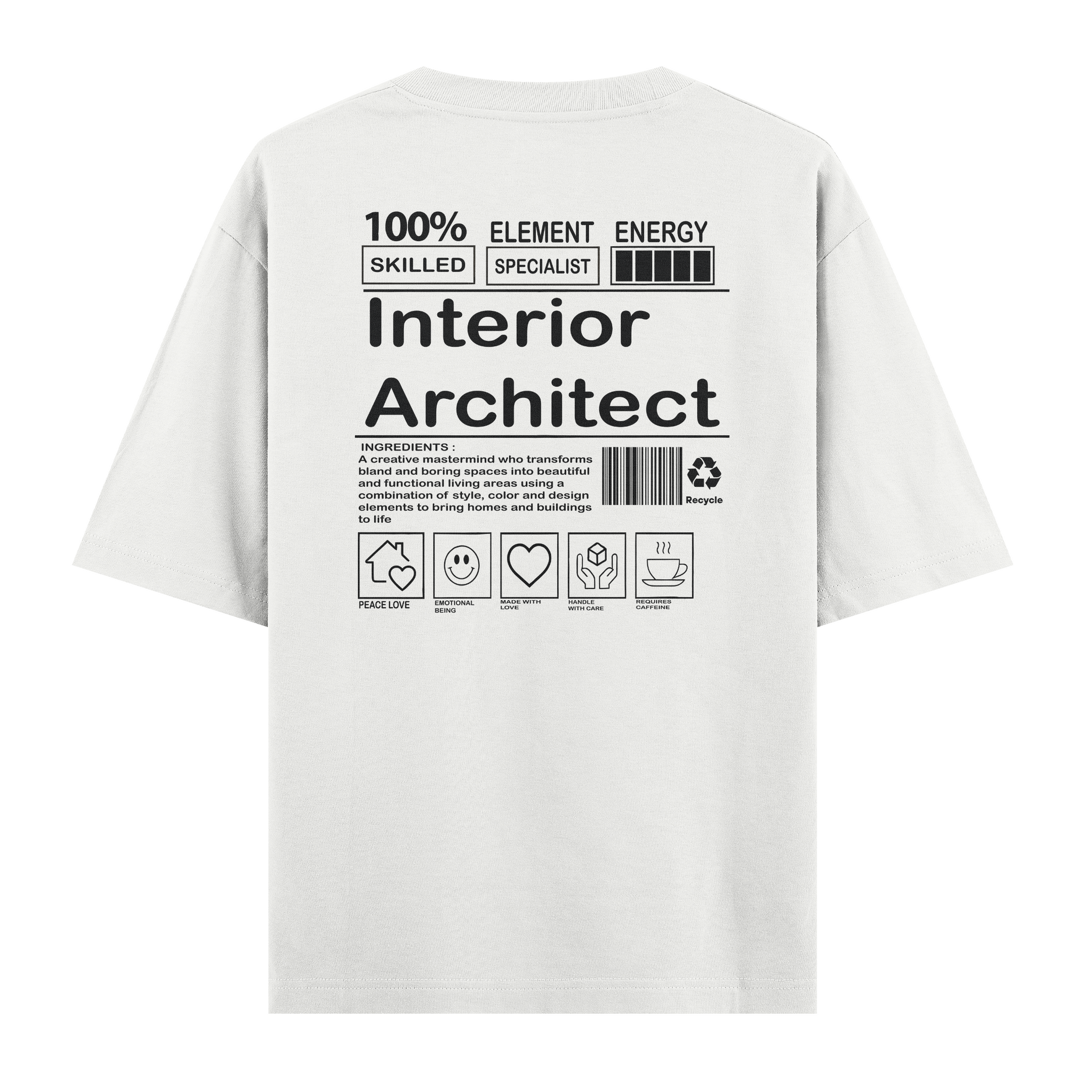 Interior Architect - Oversize Tshirt