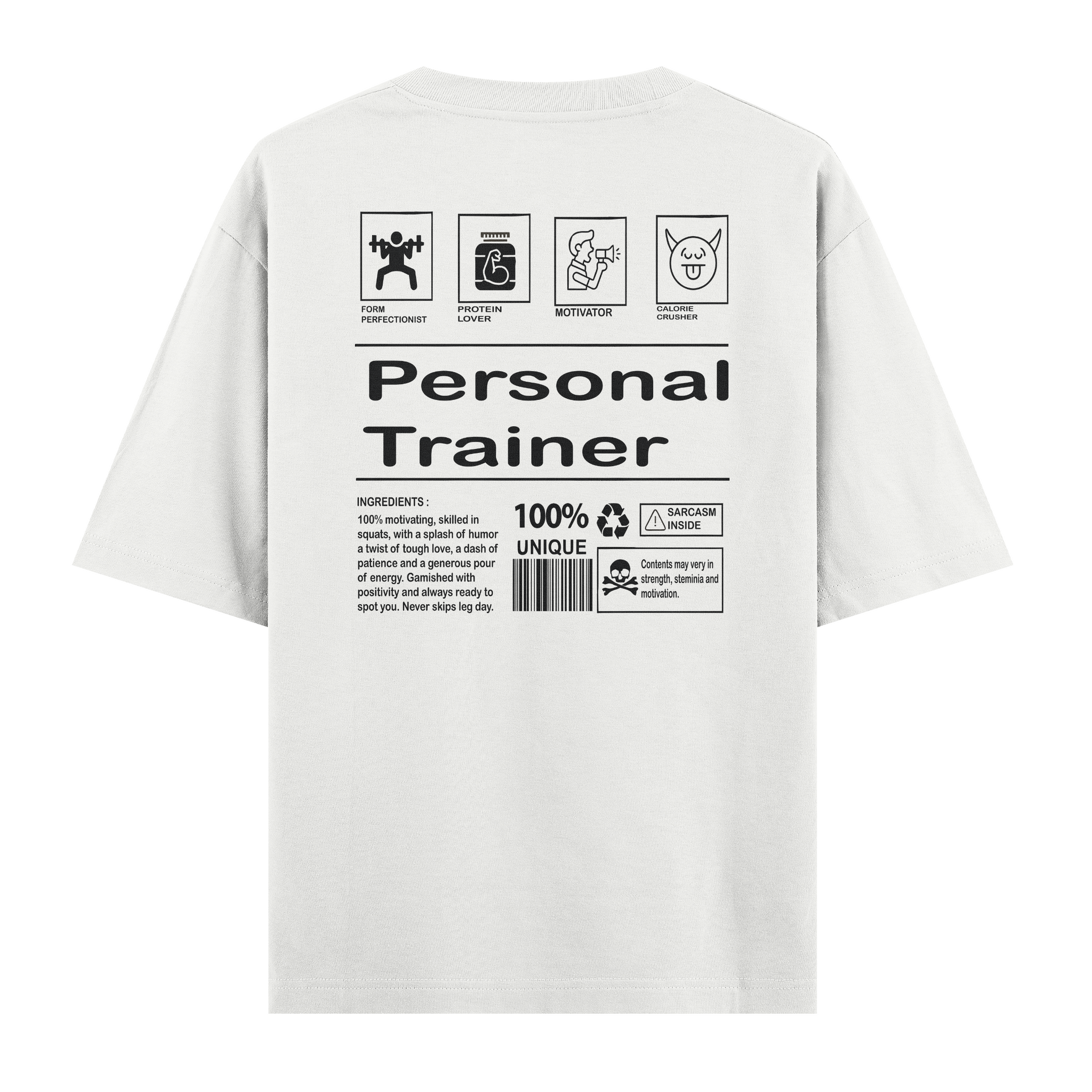 Personal Trainer - Oversize Tshirt