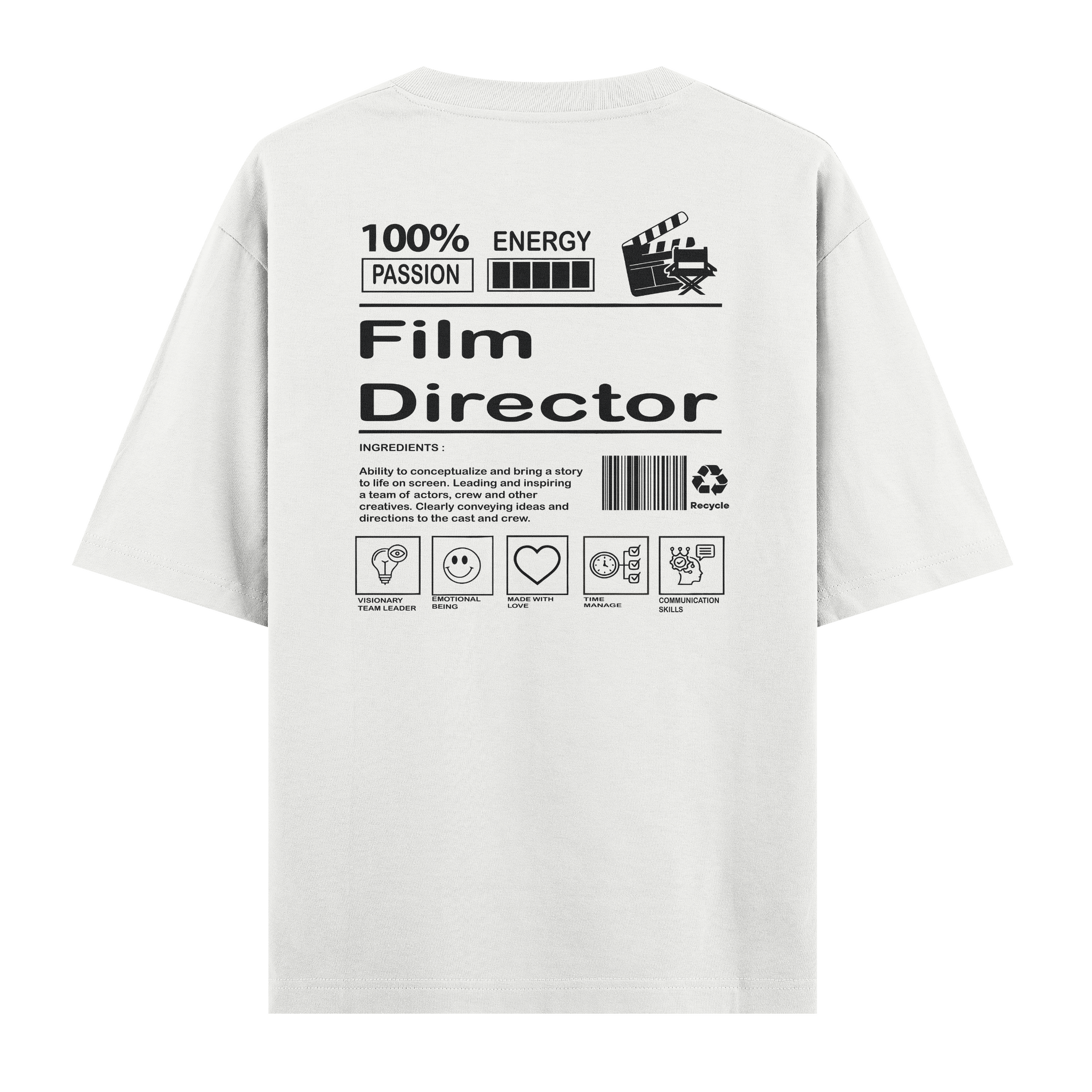 Film Director - Oversize Tshirt