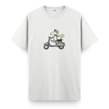 Snoopy and Bird - Regular Tshirt Outlet