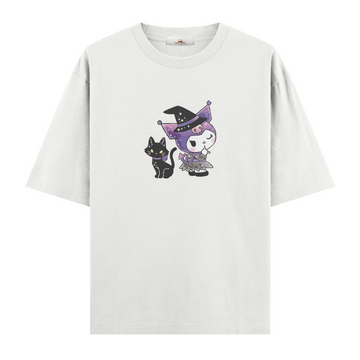 Kuromi and Cat - Oversize Tshirt