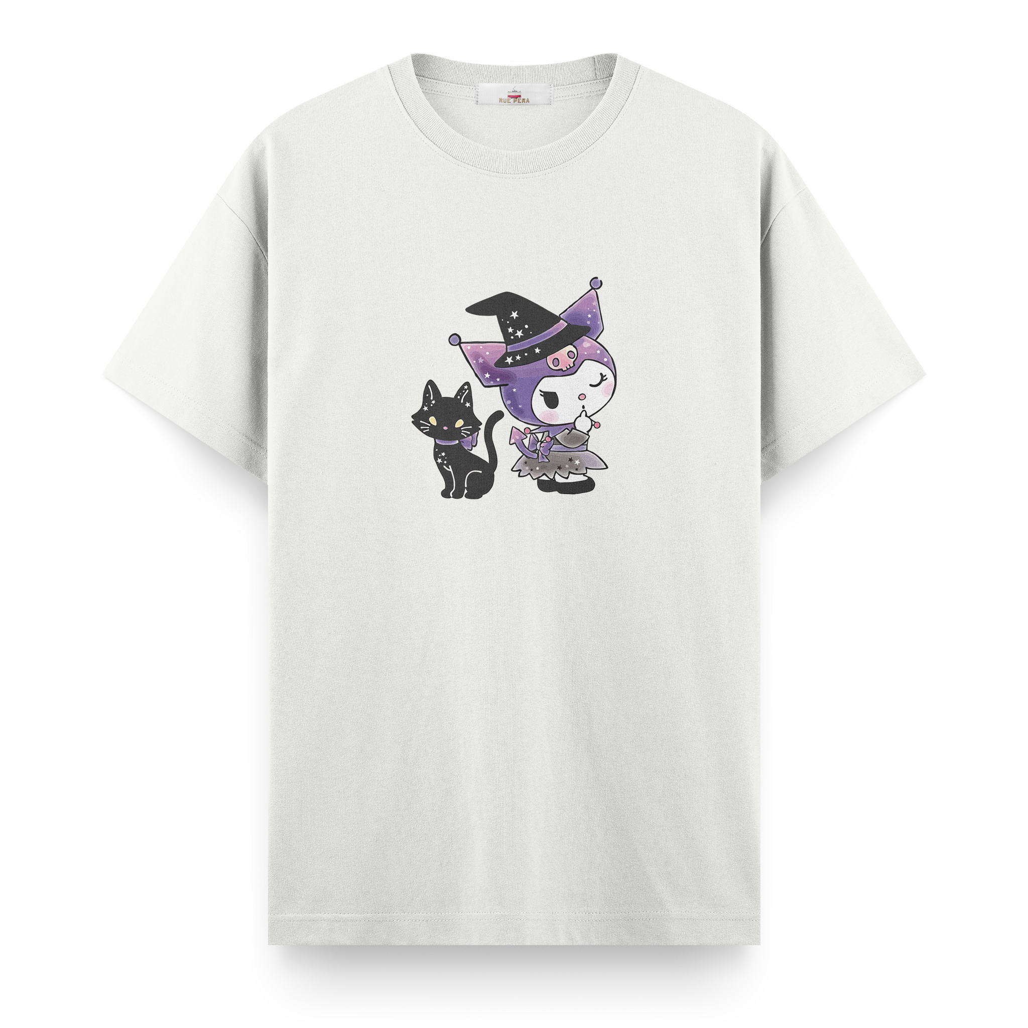 Kuromi and Cat - Çocuk Tshirt