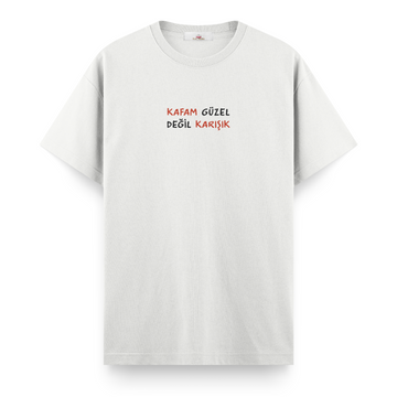 Kafam Güzel Değil Karışık - Regular Tshirt
