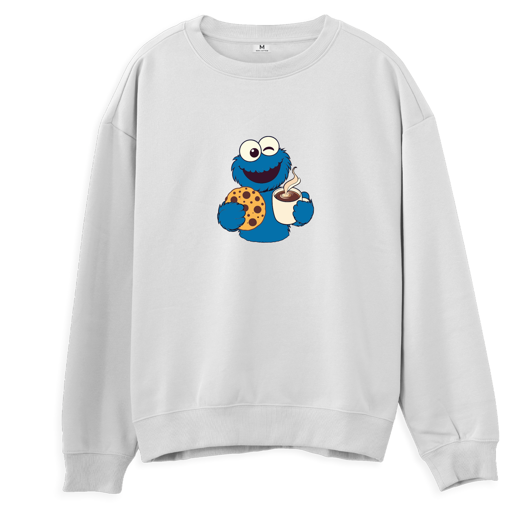 Cookie and Coffee Time - Sweatshirt -Regular