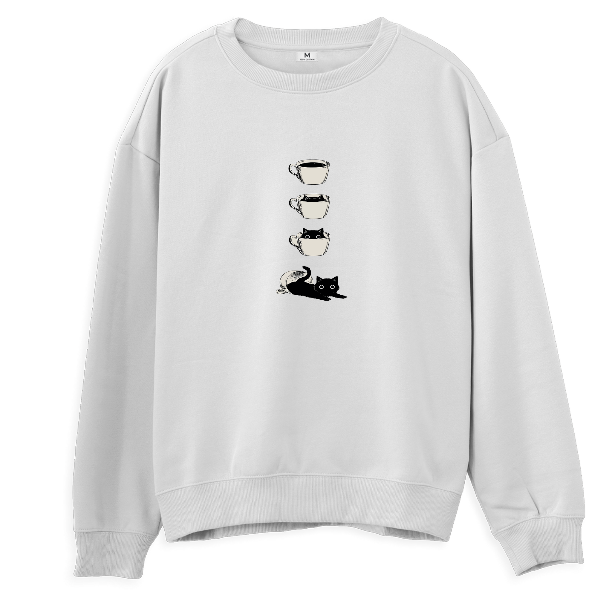 Coffee Cat - Sweatshirt -Regular
