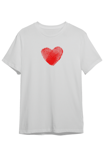 Heart Print - Regular Tshirt