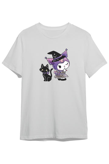 Kuromi and Cat - Çocuk Tshirt - Regular