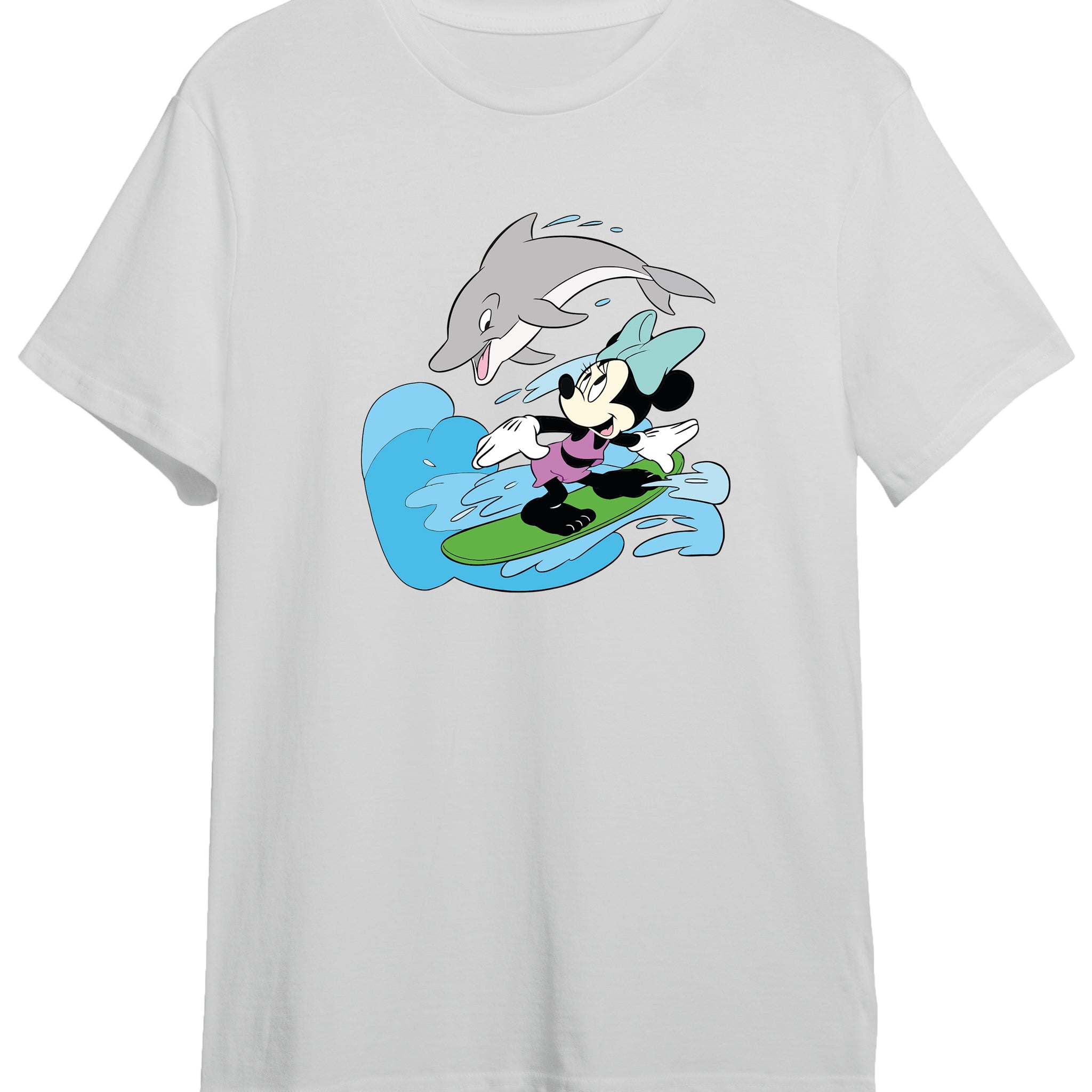 Minnie and Dolphin - Çocuk Tshirt - Regular