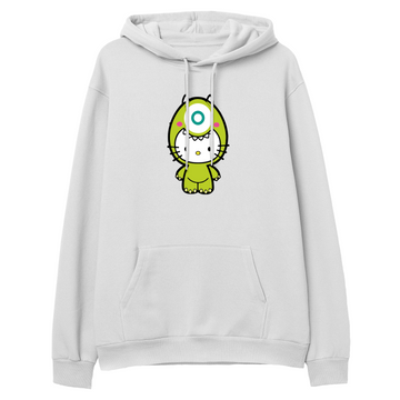 Kitty Monster Green - Hoodie - Regular